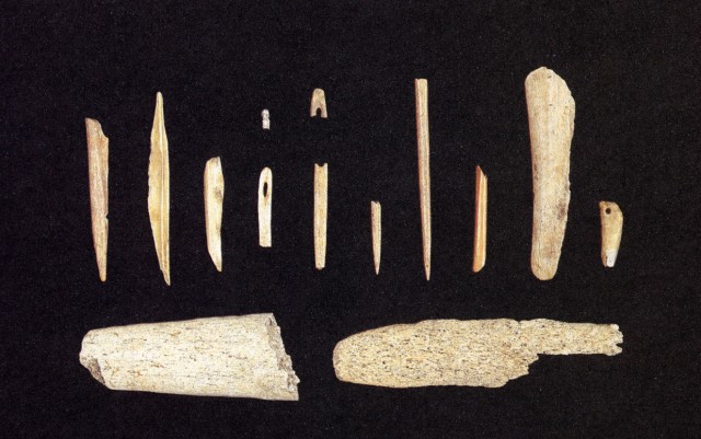 Bone and antler objects