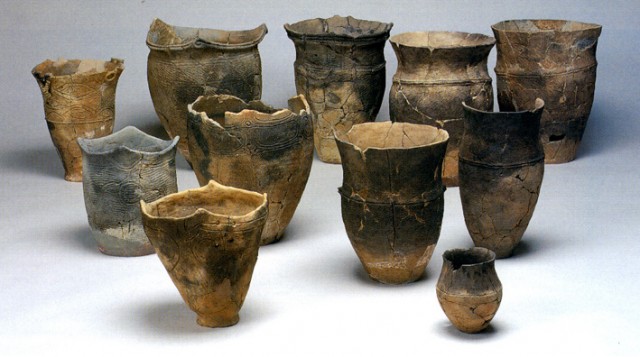 Excavated pottery, Ofune Site and other sites