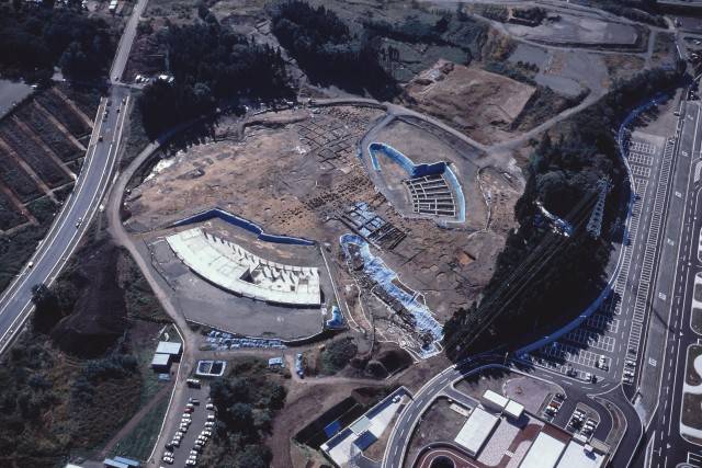 Overview of the Sannai-Maruyama Site (during the excavations)