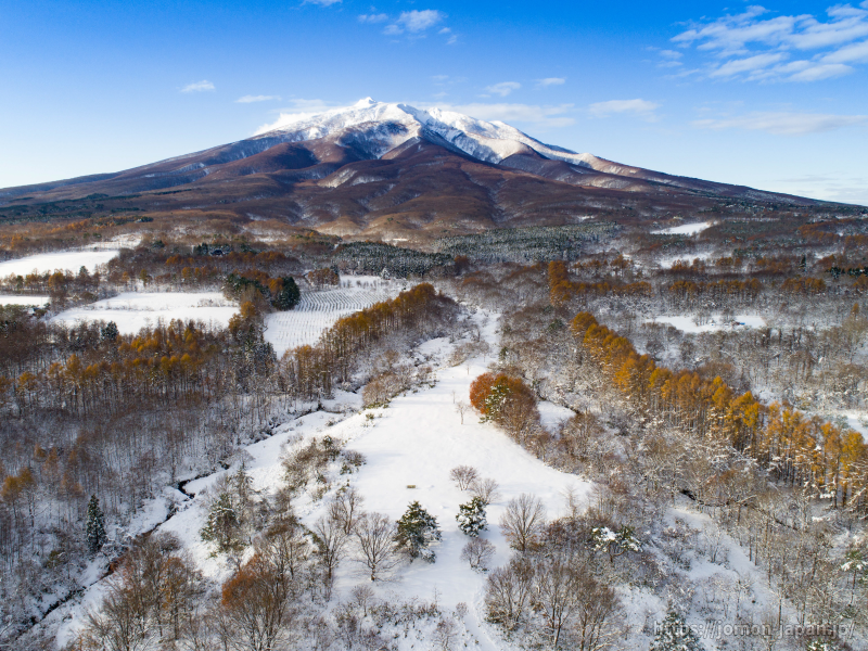 大森勝山遺跡　冬の風景