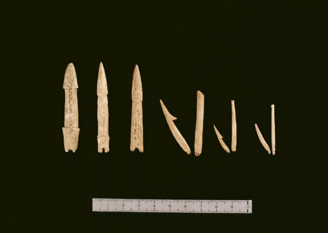 Bone and antler fishing tools