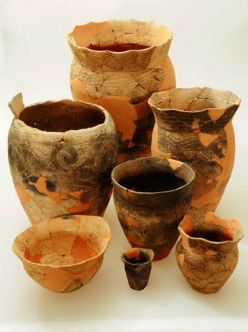 Artifacts excavated from the Washinoki Site ①