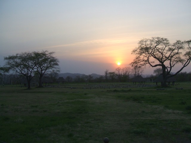 Sunset on the summer solstice