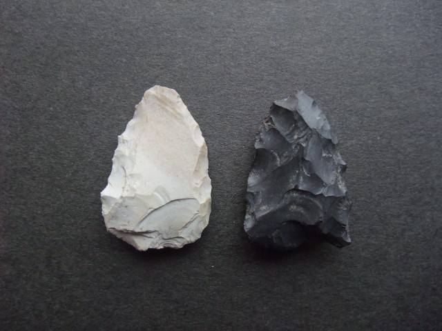 Stone arrowheads excavated from the Odai-Yamamoto Site