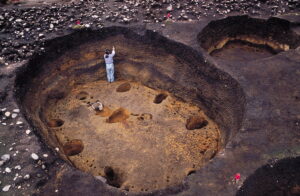 大船遺跡の竪穴建物跡