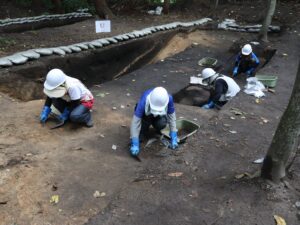 発掘調査風景
