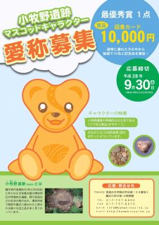 愛称募集チラシ